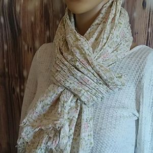 Beautiful spring floral scarf